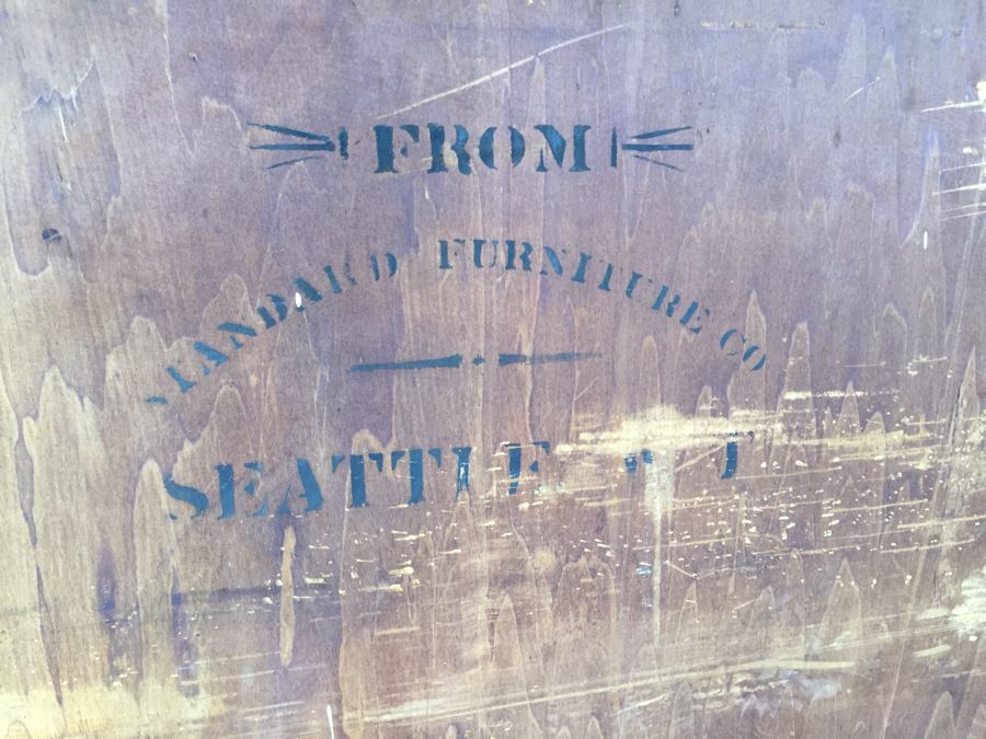 Stunning Antique Hall Tree With Nice Wood Carvings From Standard Furniture Co Seattle WA [Photo 5]