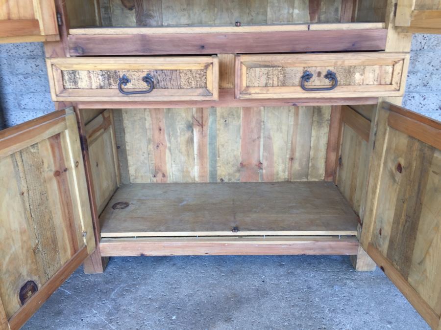Rustic Pine Cabinet With Dome Top [Photo 13]