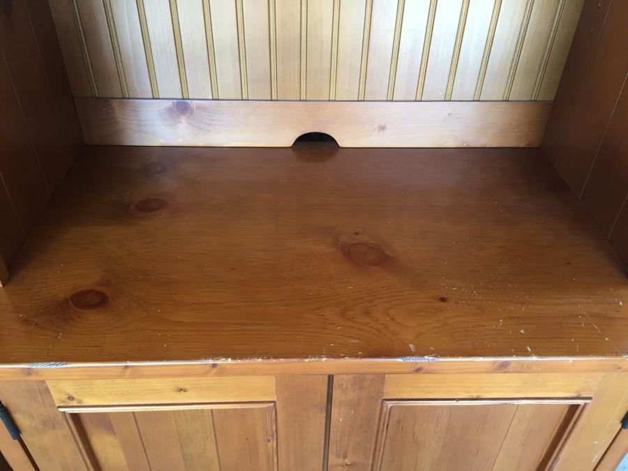 4-Piece Pottery Barn Kids Cabinet With Hutch Bookcase [Photo 10]