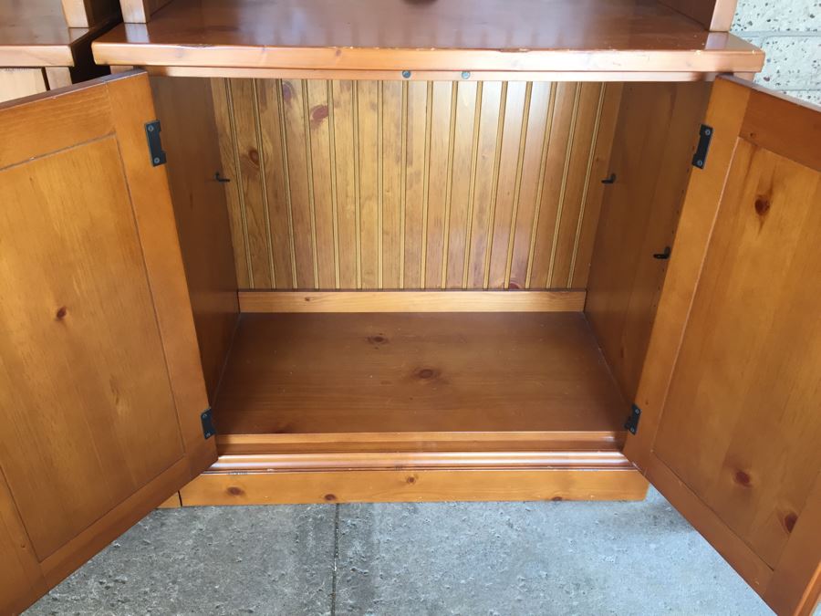 4-Piece Pottery Barn Kids Cabinet With Hutch Bookcase [Photo 11]