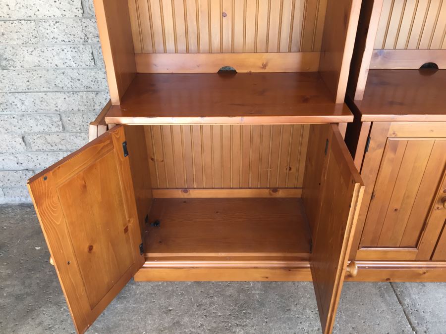 4-Piece Pottery Barn Kids Cabinet With Hutch Bookcase [Photo 12]