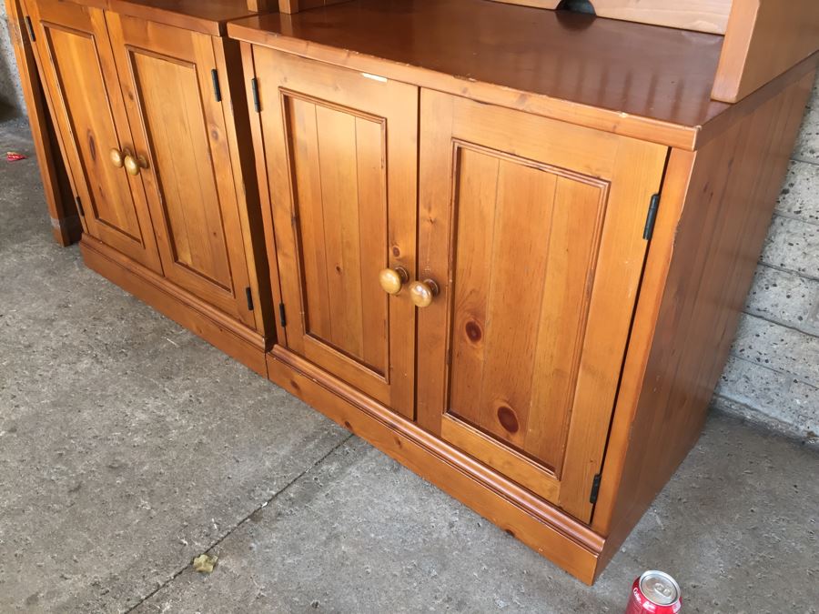 4-Piece Pottery Barn Kids Cabinet With Hutch Bookcase [Photo 5]