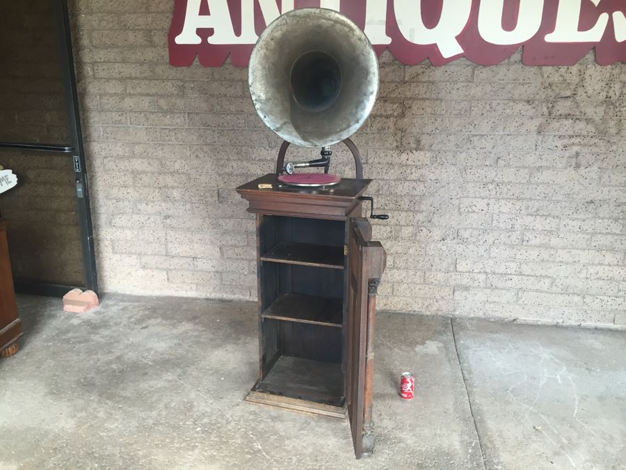 Working Antique Gramophone The World's Finest Reproducer Made In Germany With Large Sound Horn Trix Sound 78 Record Player [Photo 29]