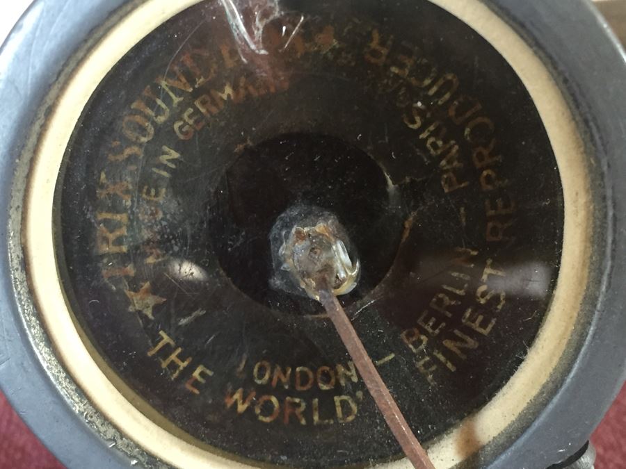 Working Antique Gramophone The World's Finest Reproducer Made In Germany With Large Sound Horn Trix Sound 78 Record Player [Photo 10]
