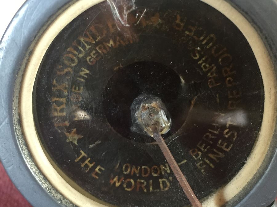 Working Antique Gramophone The World's Finest Reproducer Made In Germany With Large Sound Horn Trix Sound 78 Record Player [Photo 11]