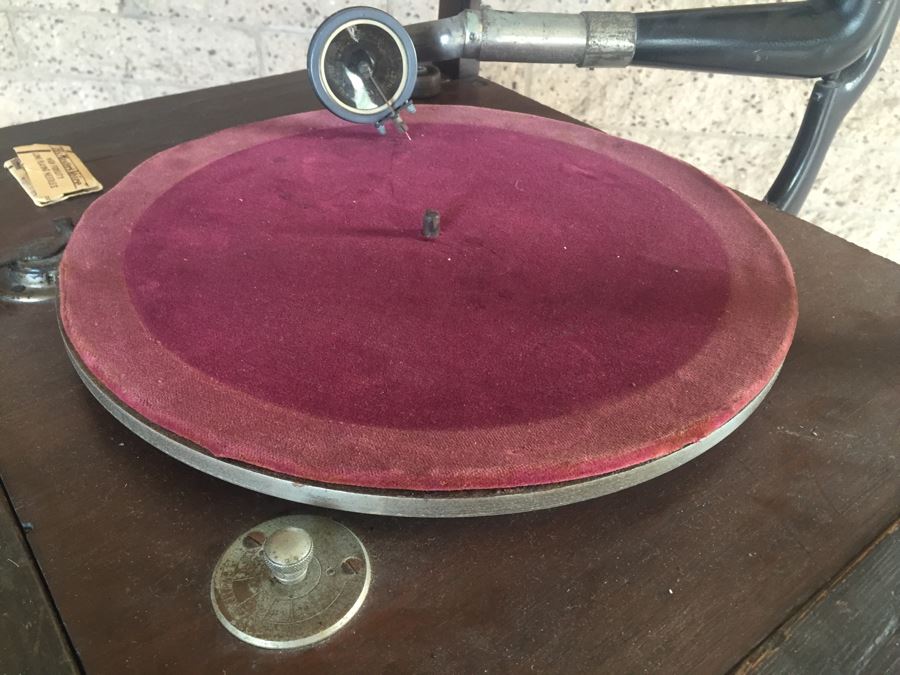 Working Antique Gramophone The World's Finest Reproducer Made In Germany With Large Sound Horn Trix Sound 78 Record Player [Photo 18]