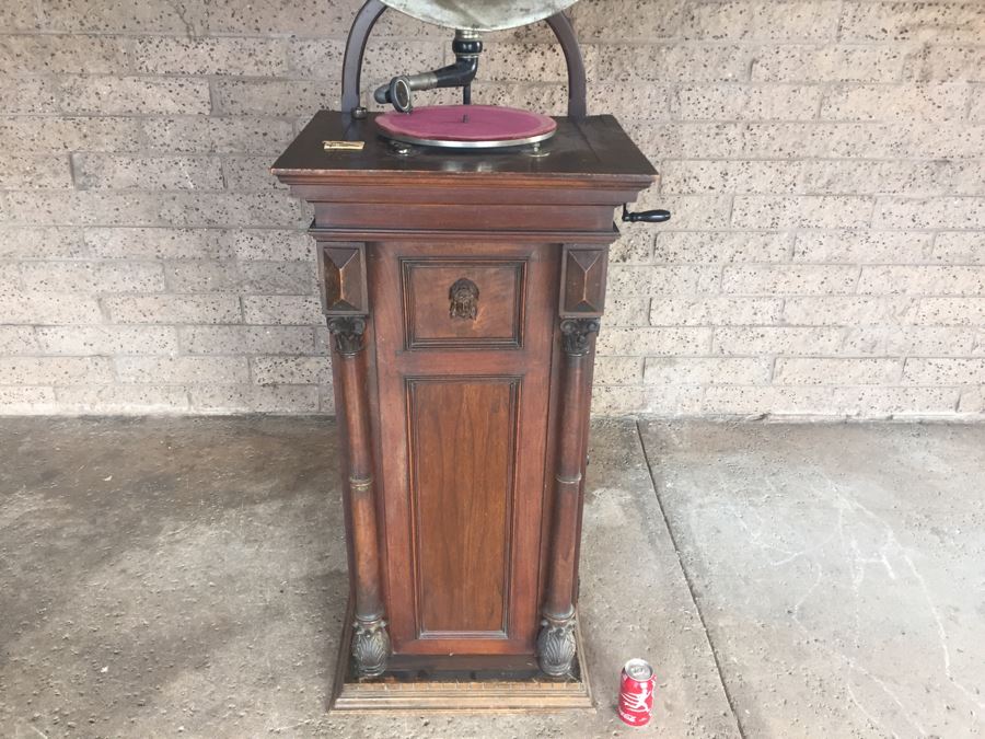 Working Antique Gramophone The World's Finest Reproducer Made In Germany With Large Sound Horn Trix Sound 78 Record Player [Photo 4]