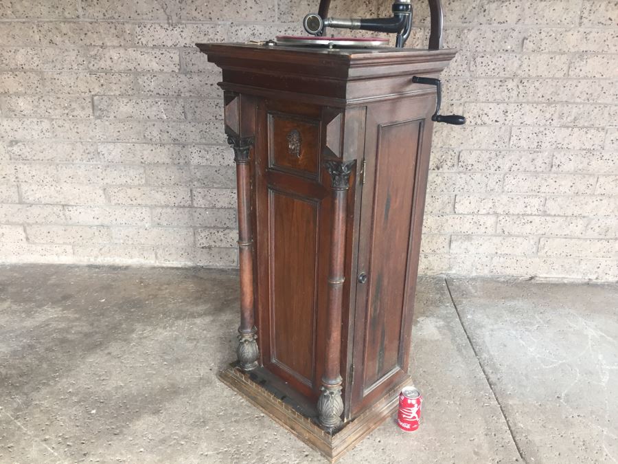 Working Antique Gramophone The World's Finest Reproducer Made In Germany With Large Sound Horn Trix Sound 78 Record Player [Photo 13]
