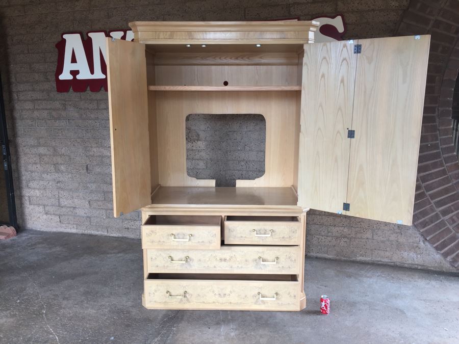 Tall Cabinet Armoire Corinthian By Drexel Heritage [Photo 2]