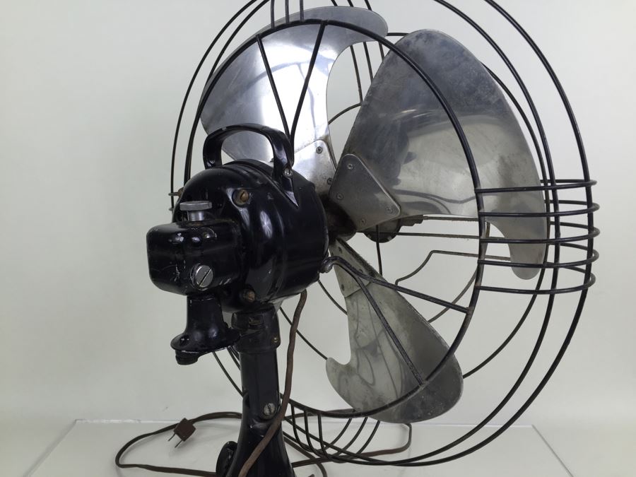General Electric Art Decco Fan Circa 1938 49x936 16' AB/SC Vortalex Chrome Excellent Working Condition [Photo 19]