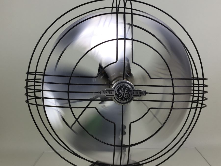 General Electric Art Decco Fan Circa 1938 49x936 16' AB/SC Vortalex Chrome Excellent Working Condition [Photo 2]