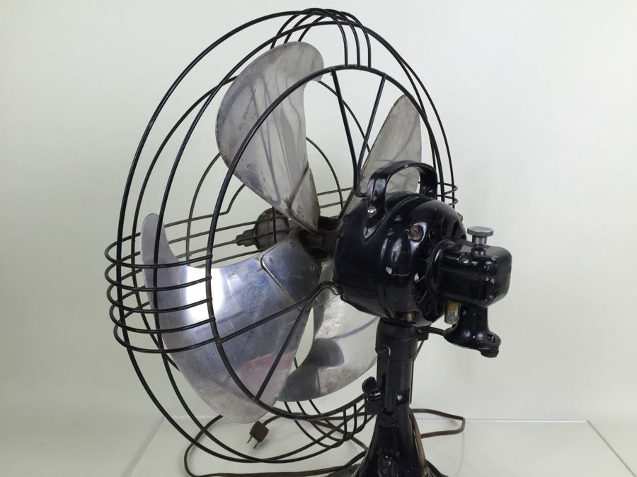 General Electric Art Decco Fan Circa 1938 49x936 16' AB/SC Vortalex Chrome Excellent Working Condition [Photo 14]