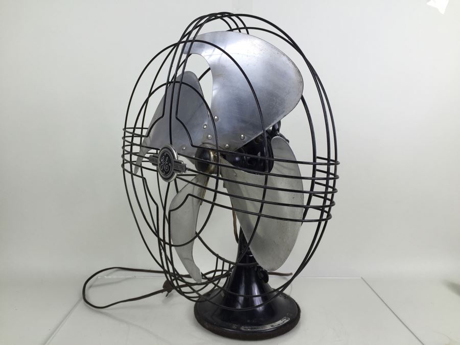 General Electric Art Decco Fan Circa 1938 49x936 16' AB/SC Vortalex Chrome Excellent Working Condition [Photo 3]