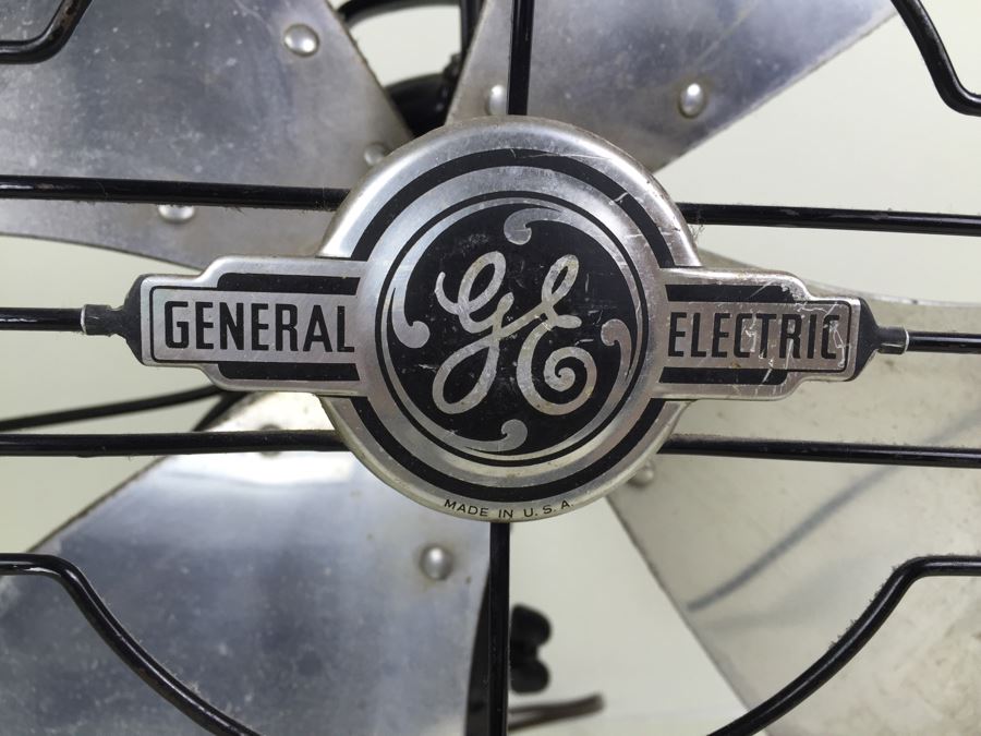 General Electric Art Decco Fan Circa 1938 49x936 16' AB/SC Vortalex Chrome Excellent Working Condition [Photo 4]