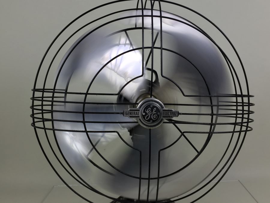 General Electric Art Decco Fan Circa 1938 49x936 16' AB/SC Vortalex Chrome Excellent Working Condition [Photo 22]