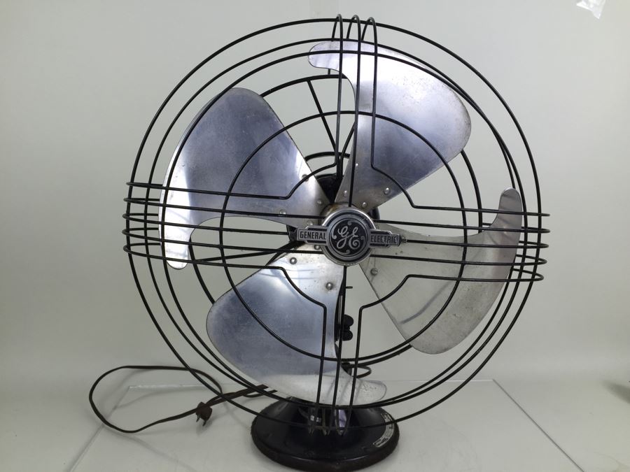 General Electric Art Decco Fan Circa 1938 49x936 16' AB/SC Vortalex Chrome Excellent Working Condition [Photo 6]