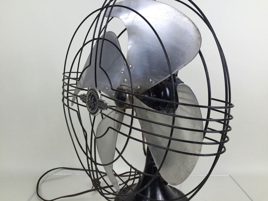 General Electric Art Decco Fan Circa 1938 49x936 16' AB/SC Vortalex Chrome Excellent Working Condition [Photo 8]