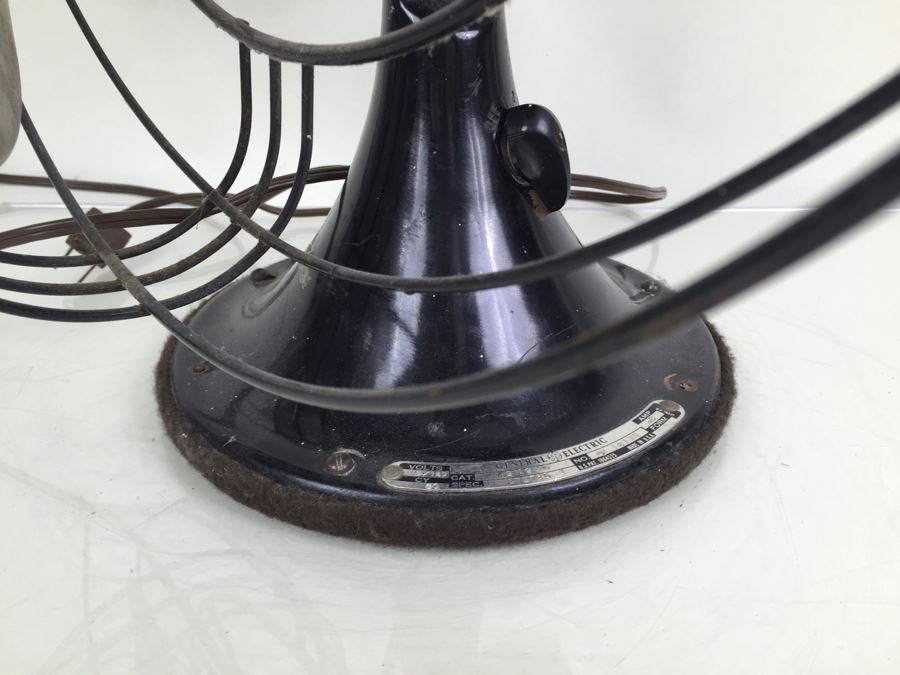 General Electric Art Decco Fan Circa 1938 49x936 16' AB/SC Vortalex Chrome Excellent Working Condition [Photo 9]