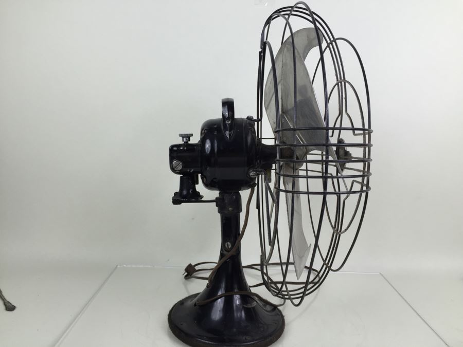 General Electric Art Decco Fan Circa 1938 49x936 16' AB/SC Vortalex Chrome Excellent Working Condition [Photo 20]