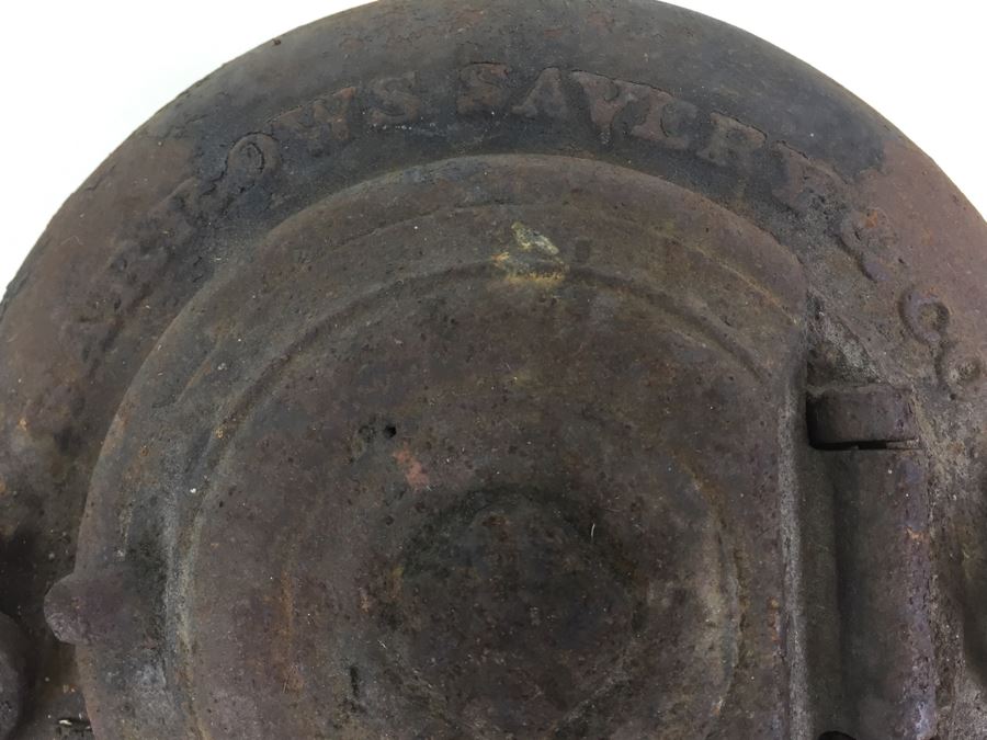 Vintage Cast Iron Tea Pot Kettle 'Barrows Savery & Co' Philadelphia   [Photo 3]