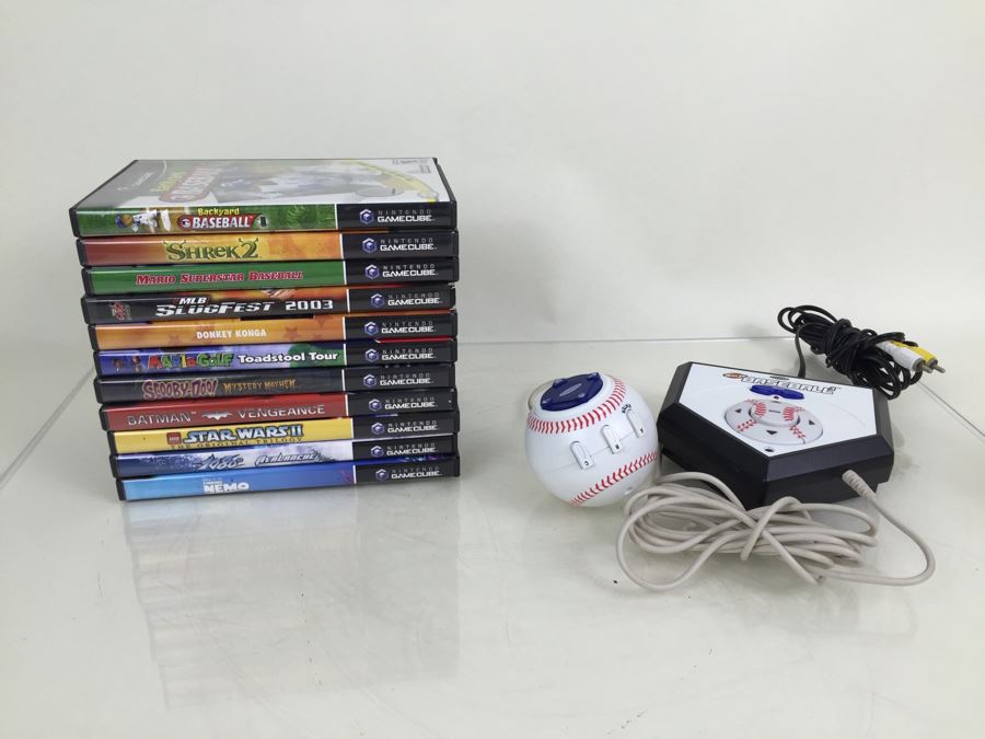 Nintendo Gamecube Game Lot + Play TV Radica Baseball 3 