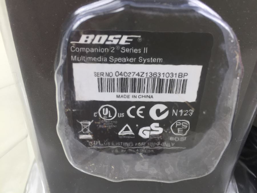 BOSE Companion 2 Series II Multimedia Speaker System New In Original Packaging [Photo 3]