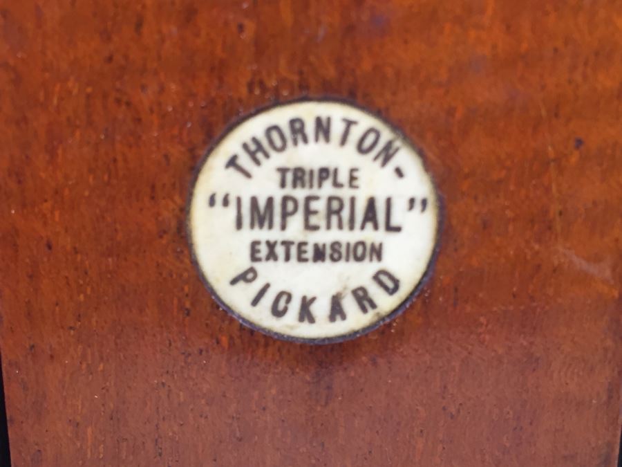 Thornton Pickard Imperial Triple Extension Half Plate Bellows Camera With Lens And (3) Plates [Photo 3]