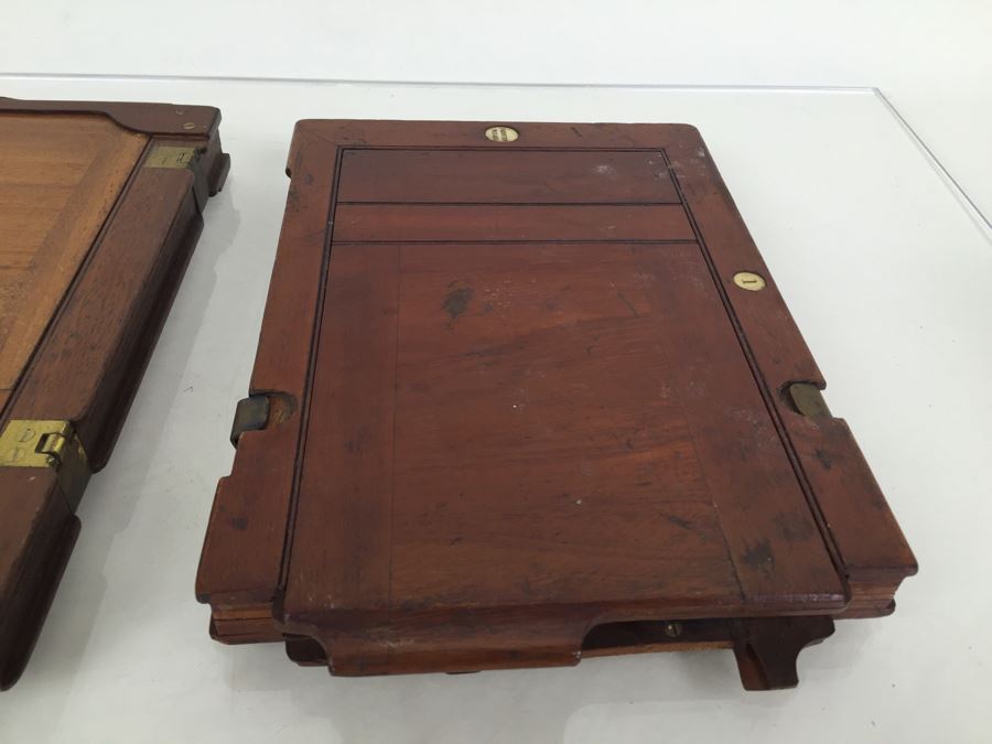 Thornton Pickard Imperial Triple Extension Half Plate Bellows Camera With Lens And (3) Plates [Photo 38]