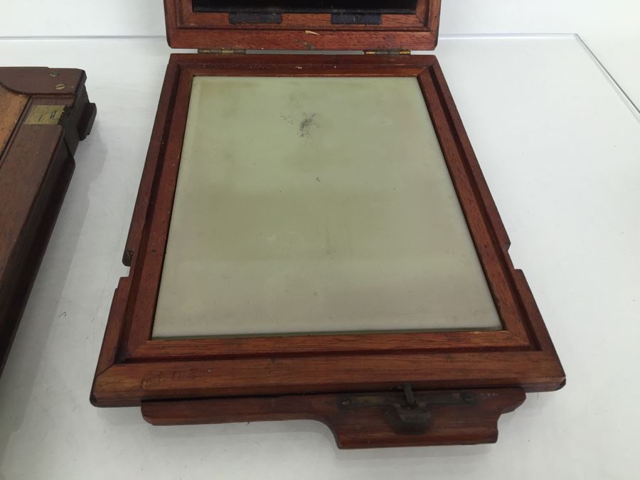 Thornton Pickard Imperial Triple Extension Half Plate Bellows Camera With Lens And (3) Plates [Photo 37]