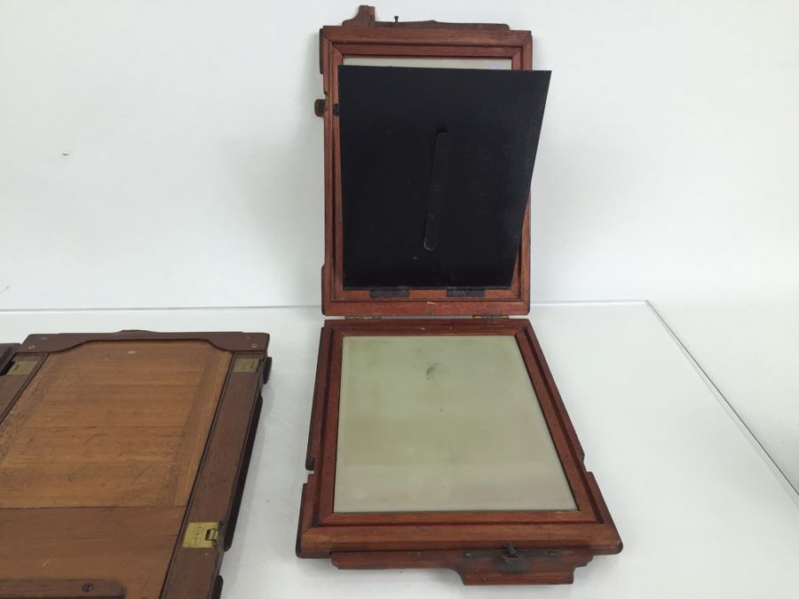 Thornton Pickard Imperial Triple Extension Half Plate Bellows Camera With Lens And (3) Plates [Photo 35]