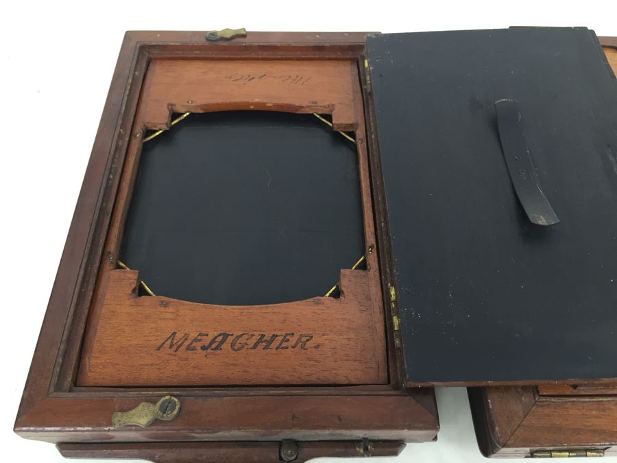 Thornton Pickard Imperial Triple Extension Half Plate Bellows Camera With Lens And (3) Plates [Photo 25]