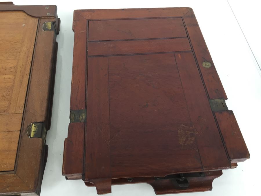 Thornton Pickard Imperial Triple Extension Half Plate Bellows Camera With Lens And (3) Plates [Photo 24]