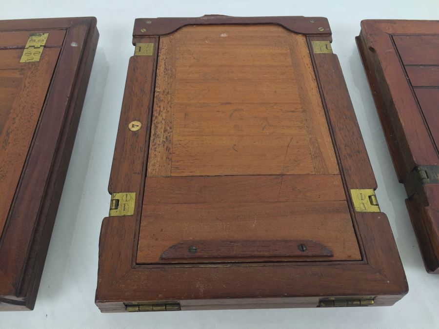 Thornton Pickard Imperial Triple Extension Half Plate Bellows Camera With Lens And (3) Plates [Photo 30]