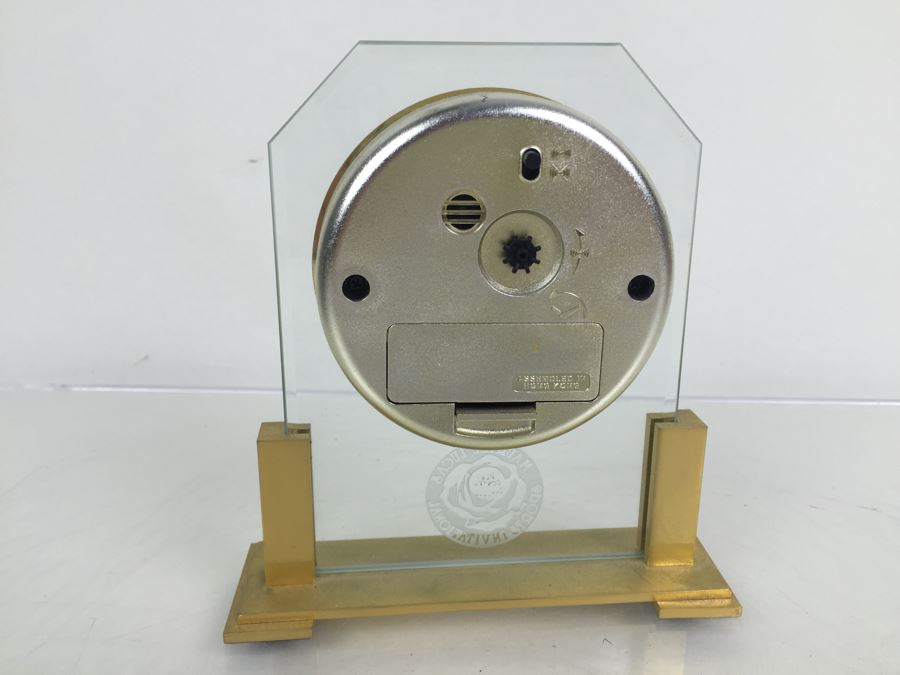 Howard Miller Clock With Maurice Lucas Sports Invitational Engraved In Glass [Photo 5]