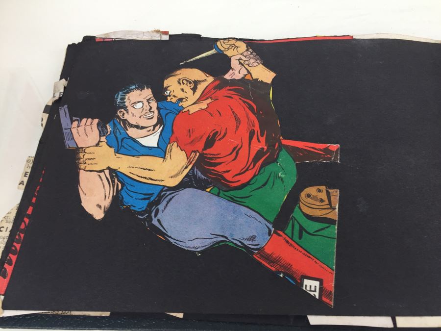Very Cool Pop Art Comic Book Scrapbook From 1950's or 60's [Photo 24]