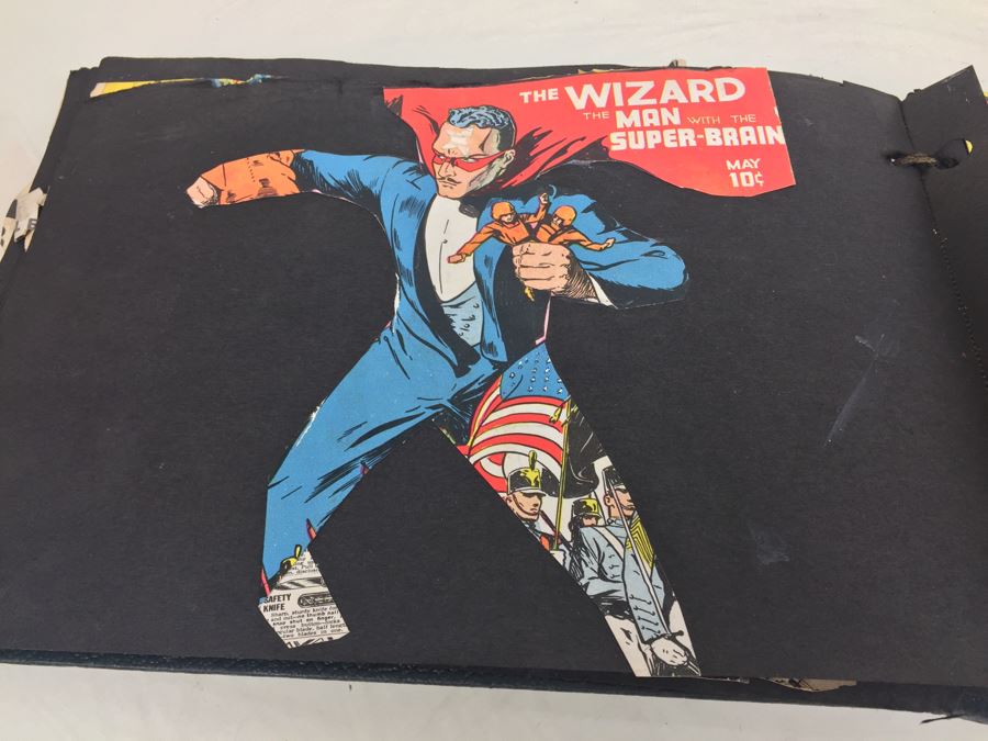 Very Cool Pop Art Comic Book Scrapbook From 1950's or 60's [Photo 22]