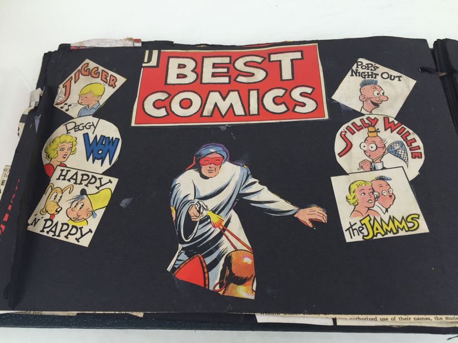 Very Cool Pop Art Comic Book Scrapbook From 1950's or 60's [Photo 26]