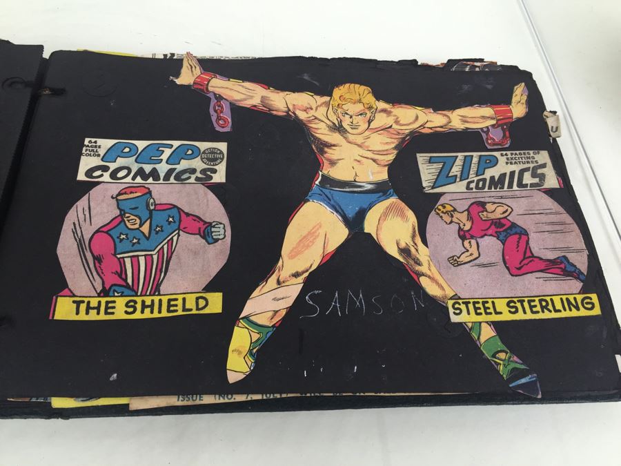 Very Cool Pop Art Comic Book Scrapbook From 1950's or 60's [Photo 16]