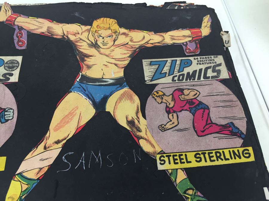 Very Cool Pop Art Comic Book Scrapbook From 1950's or 60's [Photo 18]