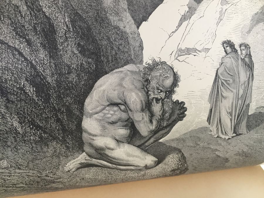 Dante's Inferno Hardcover Book With Illustrations By M. Gustave Dore New Edition Pollard & Moss 1887 [Photo 29]