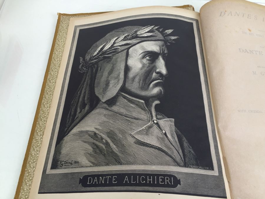 Dante's Inferno Hardcover Book With Illustrations By M. Gustave Dore New Edition Pollard & Moss 1887 [Photo 13]