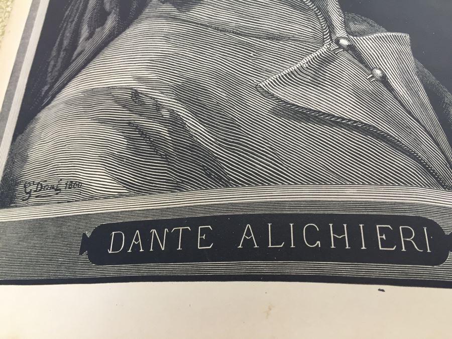 Dante's Inferno Hardcover Book With Illustrations By M. Gustave Dore New Edition Pollard & Moss 1887 [Photo 14]
