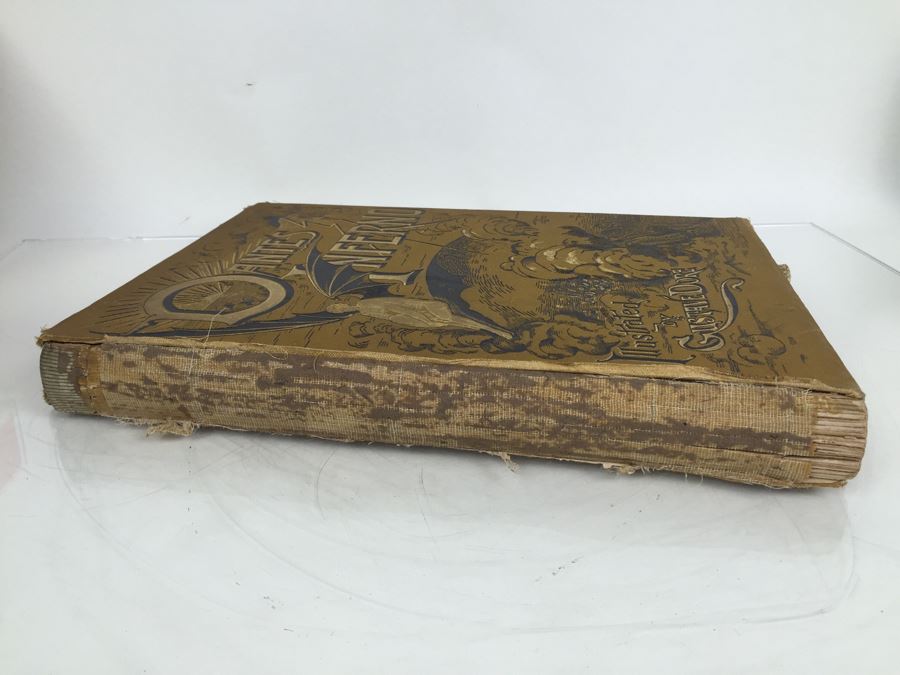 Dante's Inferno Hardcover Book With Illustrations By M. Gustave Dore New Edition Pollard & Moss 1887 [Photo 9]