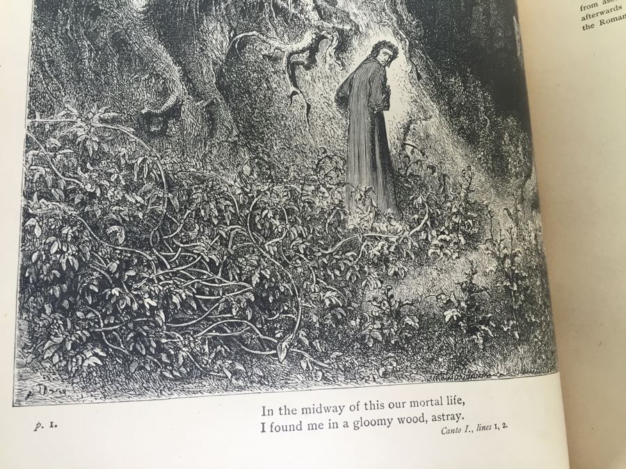 Dante's Inferno Hardcover Book With Illustrations By M. Gustave Dore New Edition Pollard & Moss 1887 [Photo 23]
