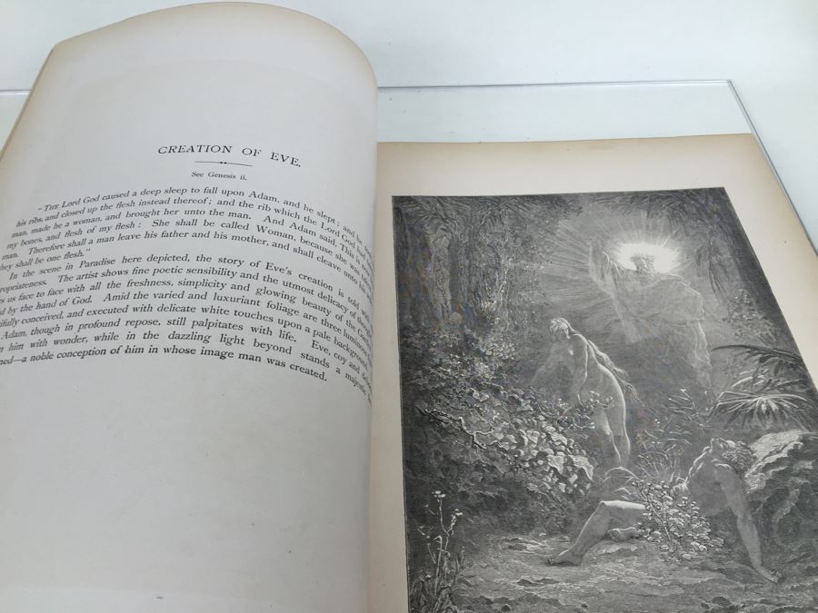 The Dore Bible Gallery Illustrated By Gustave Dore Hardcover Leatherbound Fine Art Publishing Co. 1879 [Photo 15]
