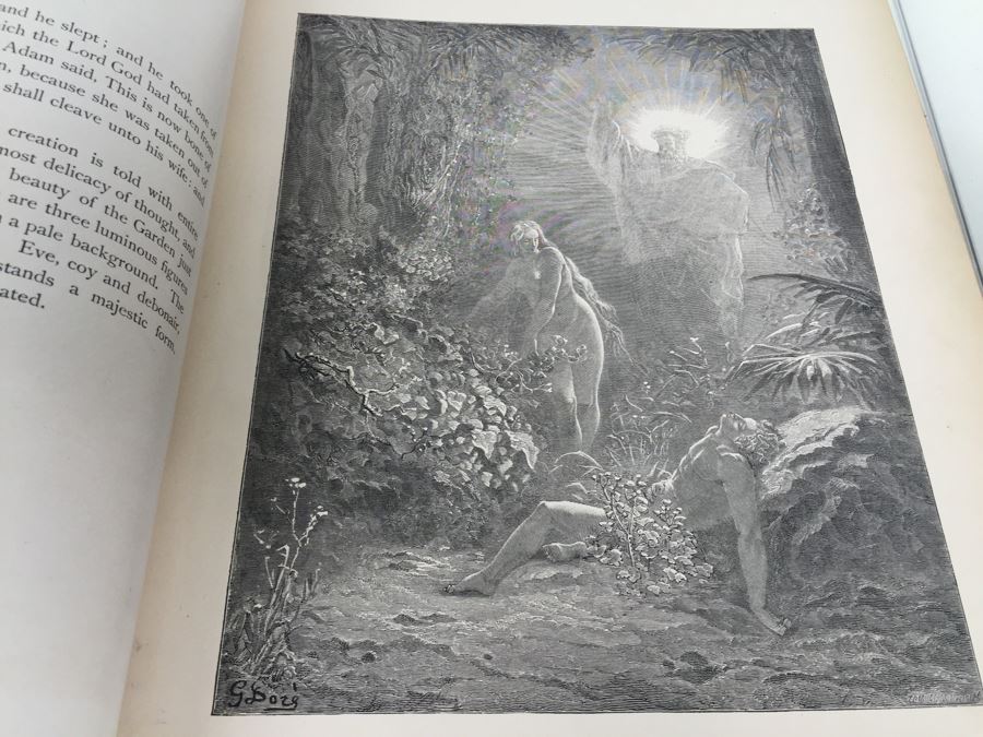 The Dore Bible Gallery Illustrated By Gustave Dore Hardcover Leatherbound Fine Art Publishing Co. 1879 [Photo 18]