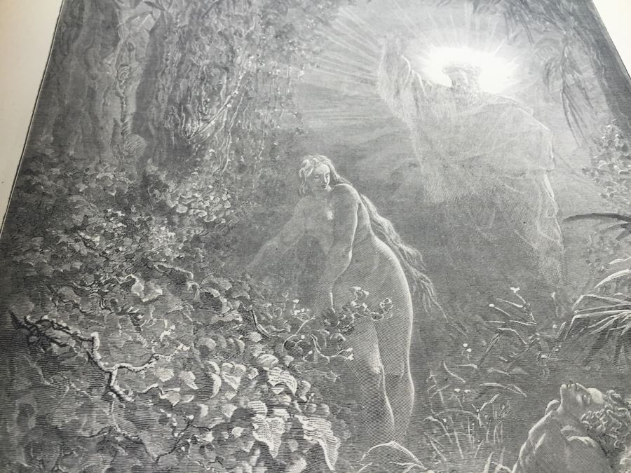 The Dore Bible Gallery Illustrated By Gustave Dore Hardcover Leatherbound Fine Art Publishing Co. 1879 [Photo 17]