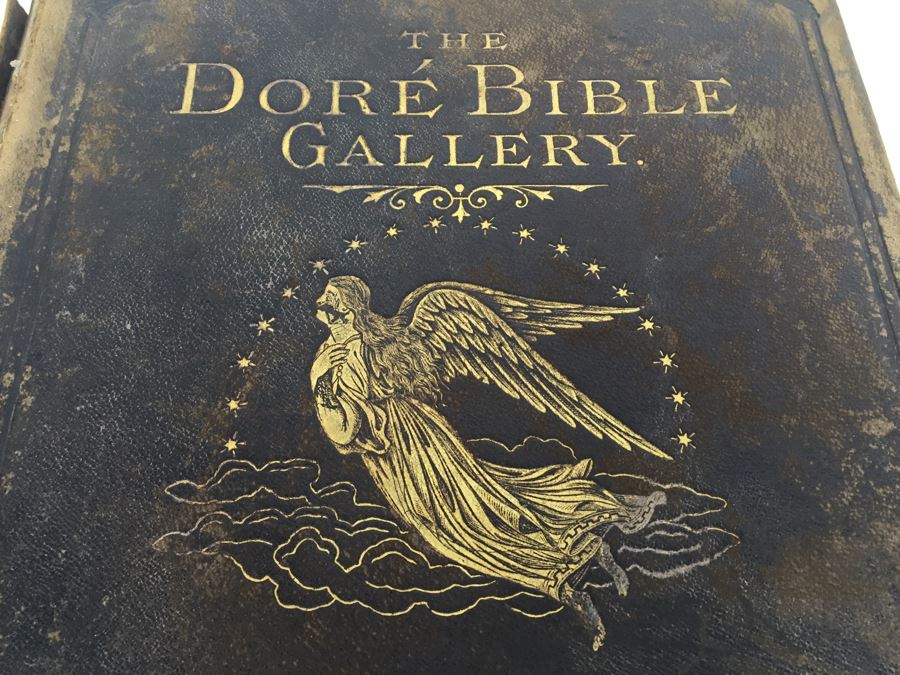 The Dore Bible Gallery Illustrated By Gustave Dore Hardcover Leatherbound Fine Art Publishing Co. 1879 [Photo 5]