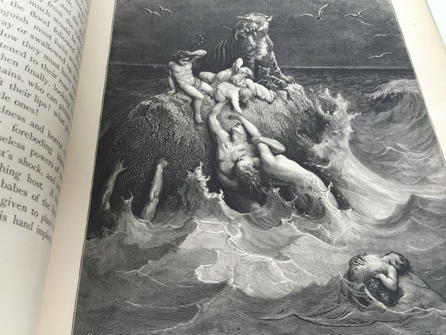 The Dore Bible Gallery Illustrated By Gustave Dore Hardcover Leatherbound Fine Art Publishing Co. 1879 [Photo 23]