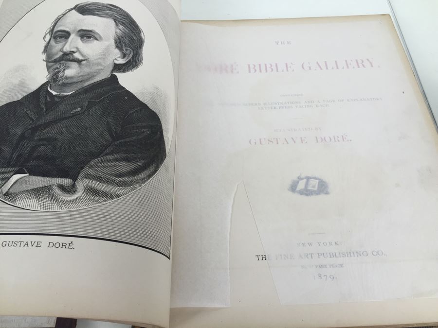 The Dore Bible Gallery Illustrated By Gustave Dore Hardcover Leatherbound Fine Art Publishing Co. 1879 [Photo 12]
